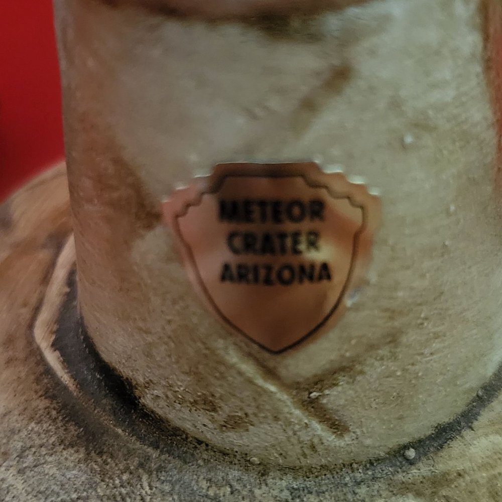 Jar Pottery Marked Hand Made Greece Meteor Crater Arizona - Picture 10 of 13